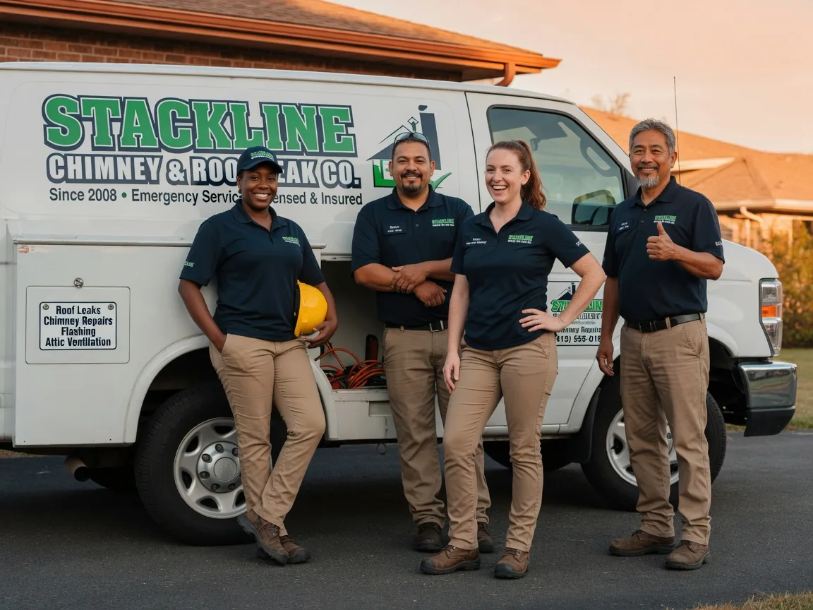 Chimney flashing repair company in Hubert, NC